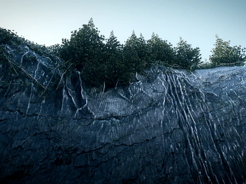 Canyon 01 PBR Scene 3D Model