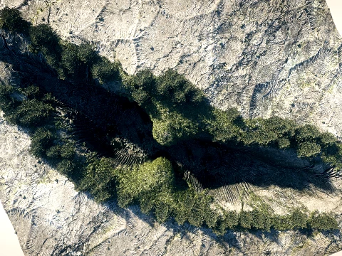 Canyon 01 PBR Scene 3D Model