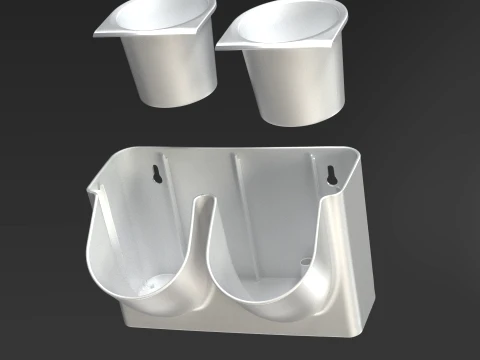 Hydroponic Green Wall Grow Containers Kit 3D Scan 3Dプリントモデル