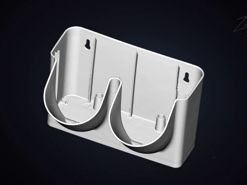 Hydroponic Green Wall Grow Containers Kit 3D Scan 3D Print Model