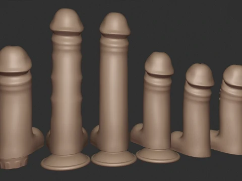Adult toy penis male organ 3D Model