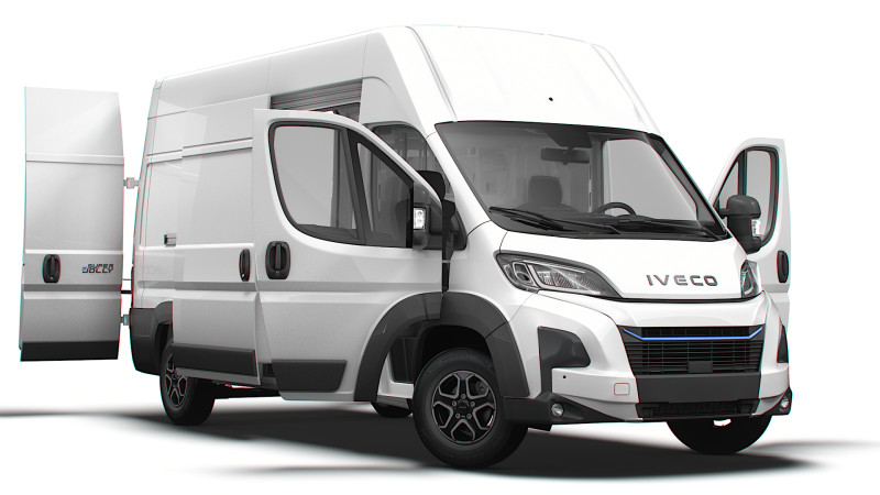 Iveco eSuperJolly L3H3 HQ Interior 2025 3D Model .c4d .max .obj .3ds .fbx .stl .blend 