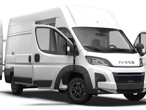 Iveco eSuperJolly L3H3 HQ Interior 2025 3D Model
