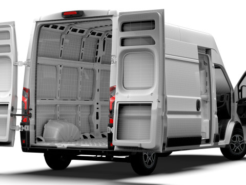 Iveco eSuperJolly L3H3 HQ Interior 2025 3D Model