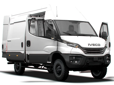 Iveco Daily Van L3H3 4x4 HQ Interior 2026 3D Model