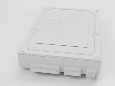 Generic Hard Drive 3D Model