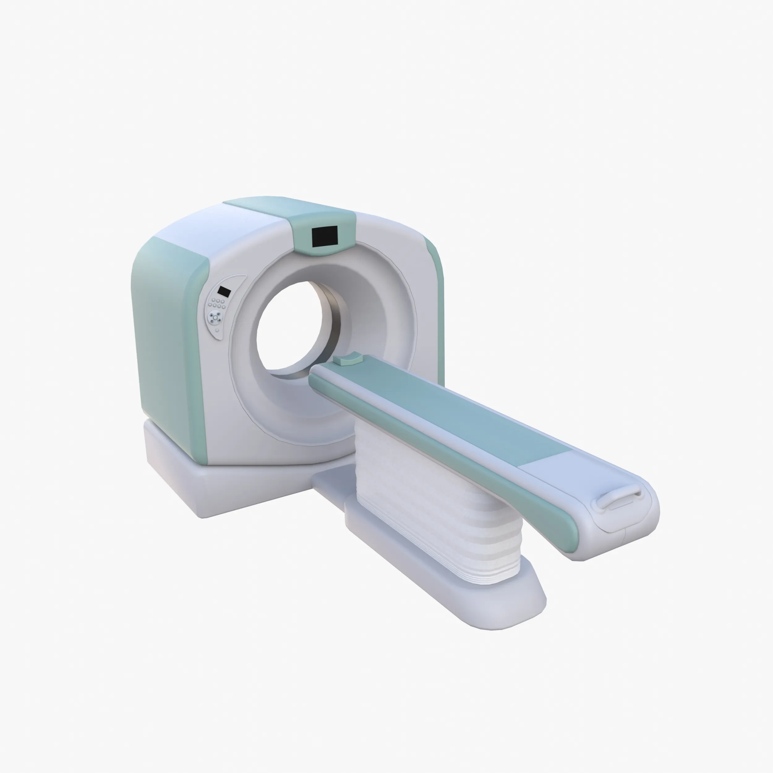 CT Scanner V1 3D Model .c4d .max .obj .3ds .fbx .stl .blend 