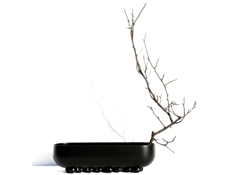 Minimalist Autumn Bouquet Dried Branches Vase 101 Copenhagen 3D 모델