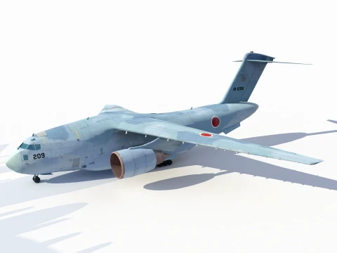 Kawasaki C-2 3D Modell
