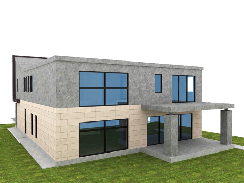 Slate Graymodernmodel 3D Model