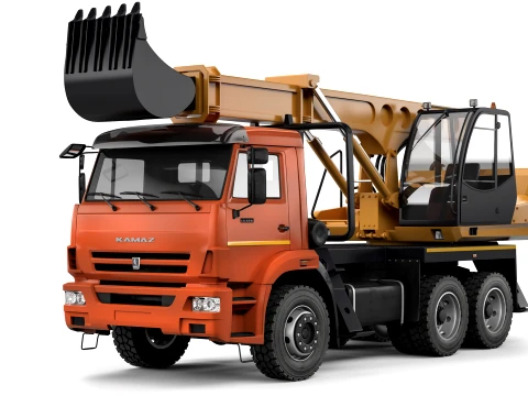 Kamaz 65111 UDS-114 2018 3D Model
