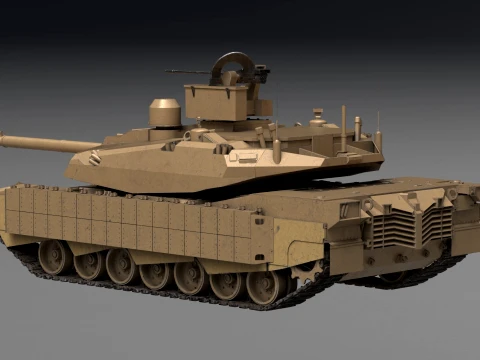 M1a2X abrams 3D Model