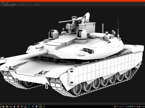 M1a2X abrams 3D Model