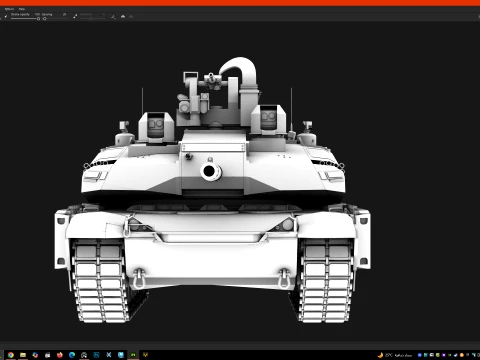 M1a2X abrams 3D Model