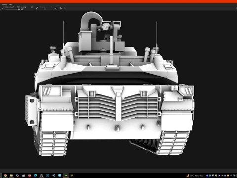 M1a2X abrams 3D Model