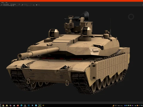 M1a2X abrams 3D Model