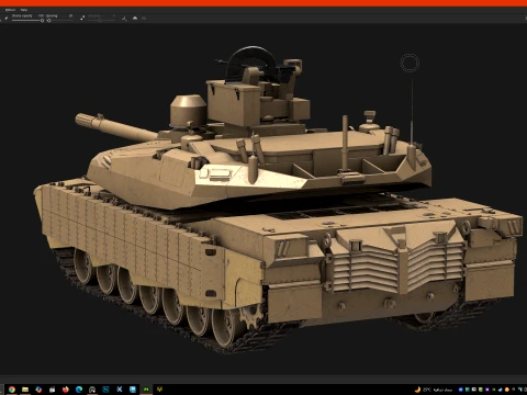M1a2X abrams 3D Model