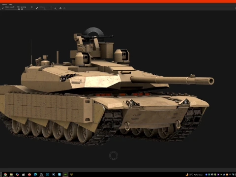 M1a2X abrams 3D Model