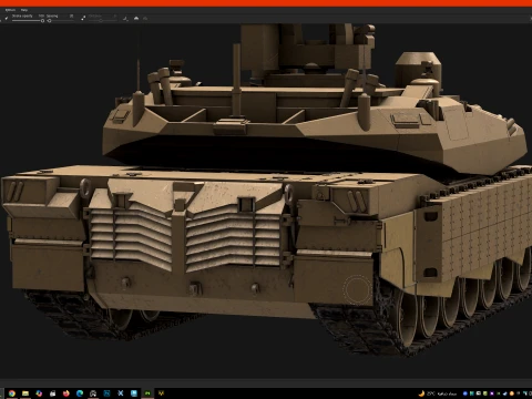M1a2X abrams 3D Model