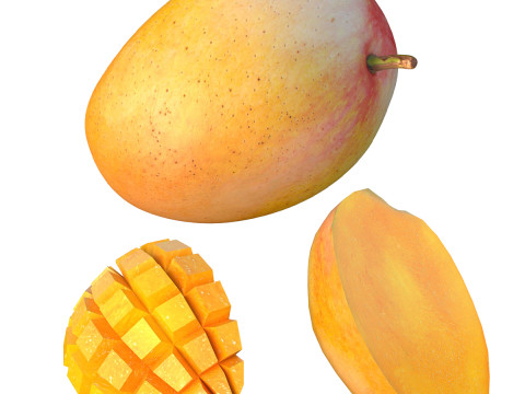 Mango Fruit 1 3D Model