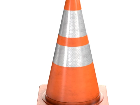 Traffic Cone Stack Modelo 3D