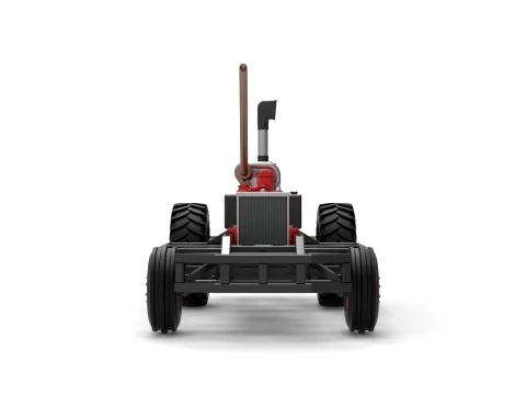 Chassis of Racing Combine Harvester Scale 1 to 25 3D Print Model