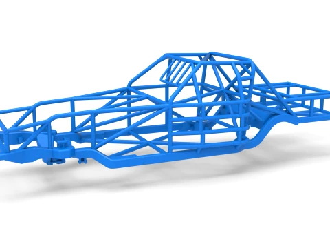 Frame of IMCA Stock car Scale 1 to 25 3D Druckmodell