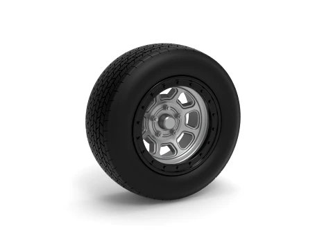 Wheel of Dirt Modified stock car V4 Scale 1 to 25 3D printmodel