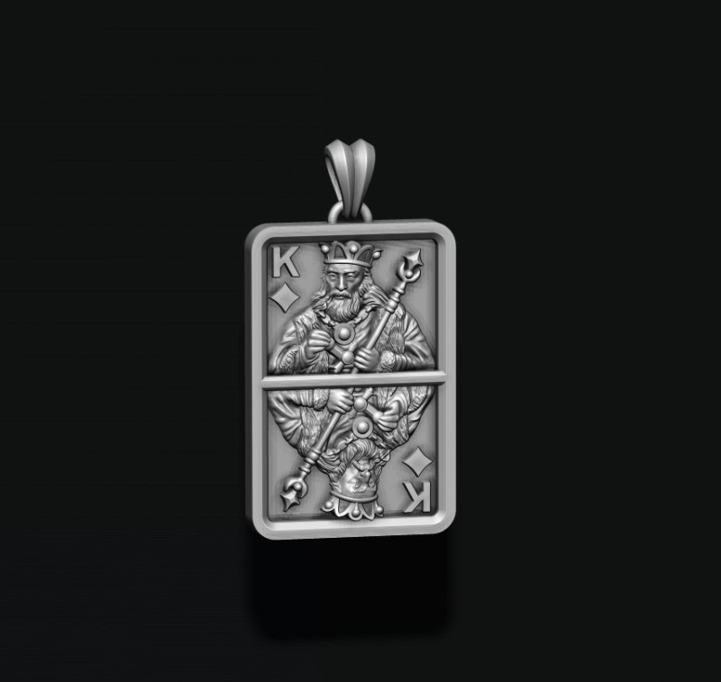 Diamond king pendant light 3D print model 3D Print Model .c4d .max .obj .3ds .fbx .stl .blend 