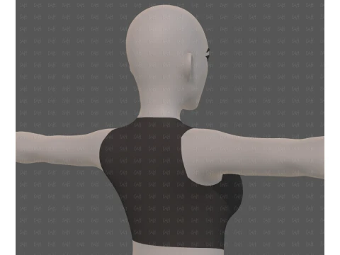 Base mesh woman 31 3D Model