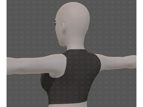 Base mesh woman 31 3D Model