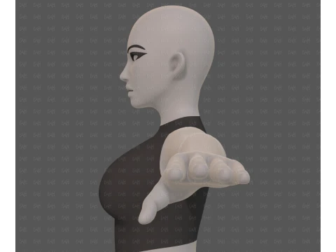 Base mesh woman 31 3D Model