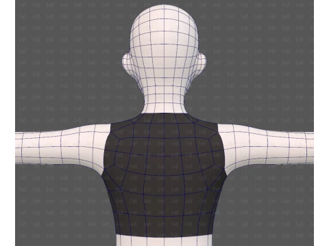 Base mesh woman 31 3D Model