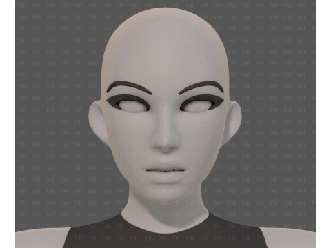Base mesh woman 31 3D Model