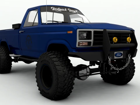 Ole Classic Pickup Truck 3D Model
