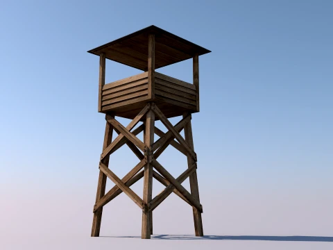 Uitkijktoren 3D Model
