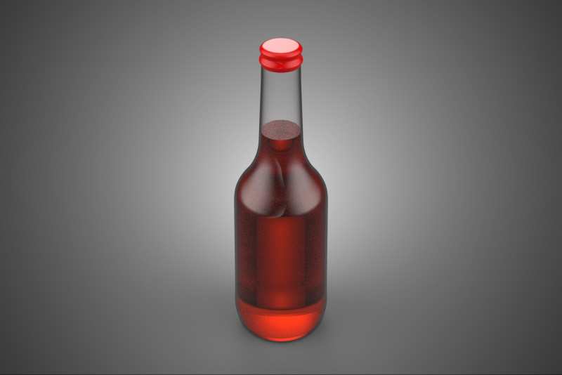 BOTOL MINUM SODA PLASTIK AIR MERAH MOCKUP SOFTDRINK KARBONAT Model 3D .c4d .max .obj .3ds .fbx .stl .blend 
