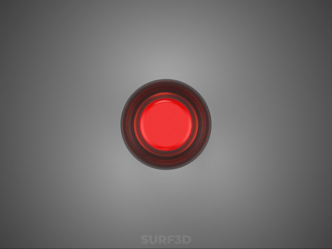 BOTOL MINUM SODA PLASTIK AIR MERAH MOCKUP SOFTDRINK KARBONAT Model 3D