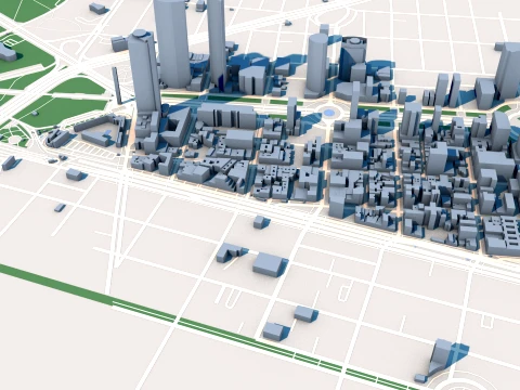 Torre Reforma Torre Mayor Mexico City Mexic Map 3D Model