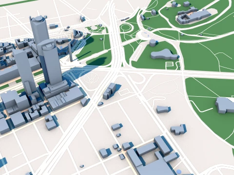 Torre Reforma Torre Mayor Mexico City Mexic Map 3D Model
