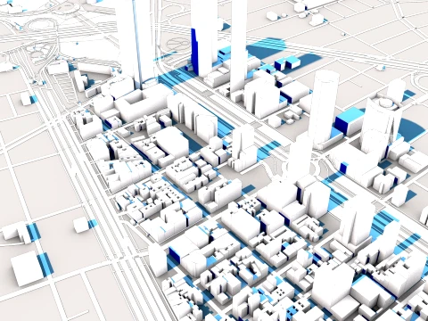 Torre Reforma Torre Mayor Mexico City Mexic Map 3D Model