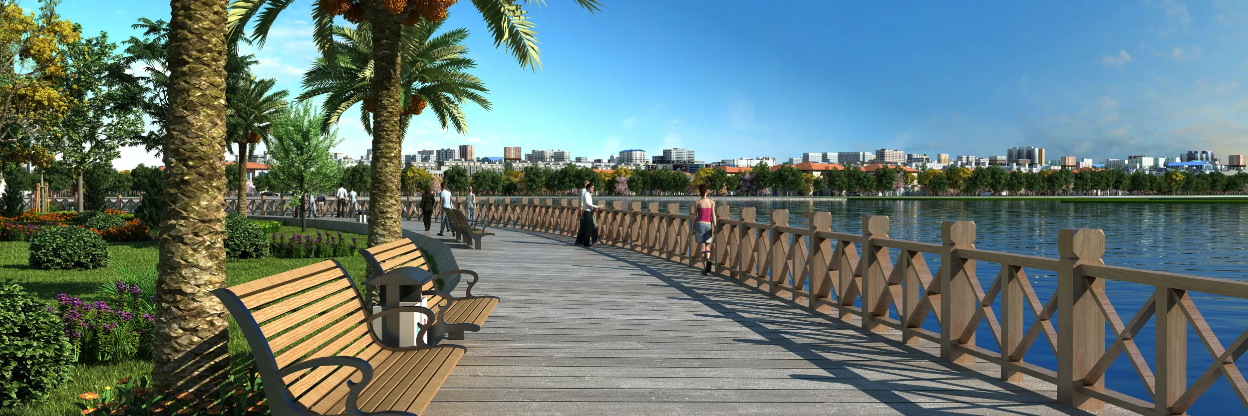 Park 3D Model .c4d .max .obj .3ds .fbx .stl .blend