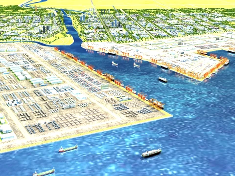 Port 3D Model