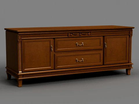 Arm&aacute;rio baixo Modelo 3D
