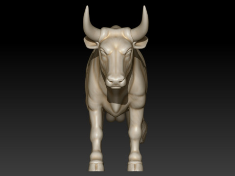 Bull 3D MODEL STL file for 3D Printer 3D Print Model