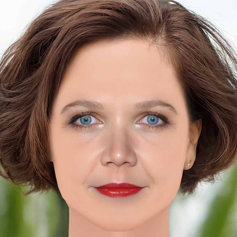 Maggie Gyllenhaal Head - No Hair - Low poly head for game 3D Model .c4d .max .obj .3ds .fbx .stl .blend 