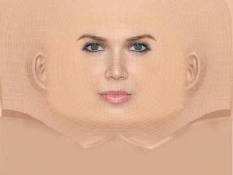 Mandy Moore Head - No Hair - Low poly head for game 3D Model