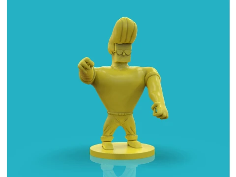 Скульптура Джонни Браво 3D Принт Модель