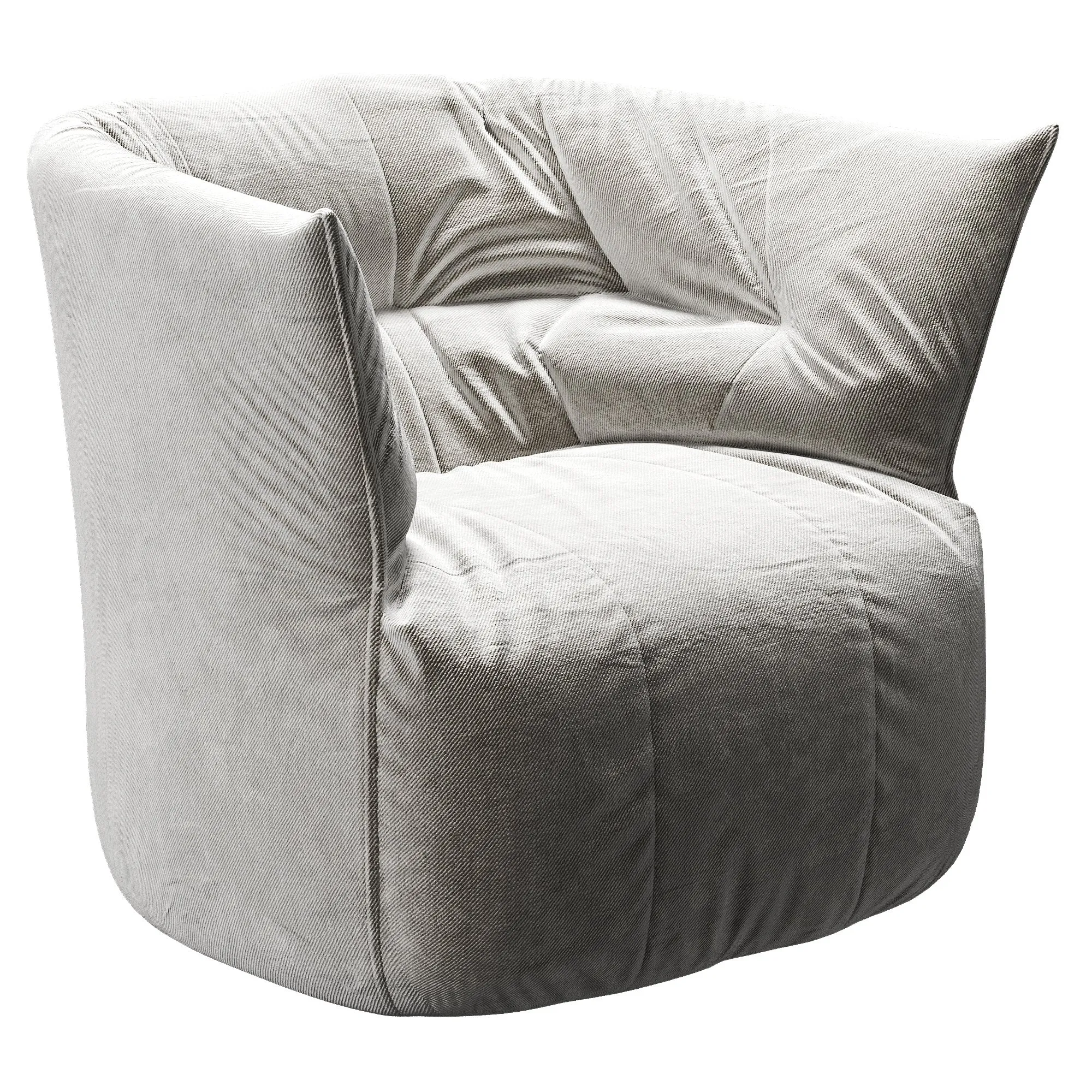 Bean Bag 3D Model .c4d .max .obj .3ds .fbx .stl .blend 