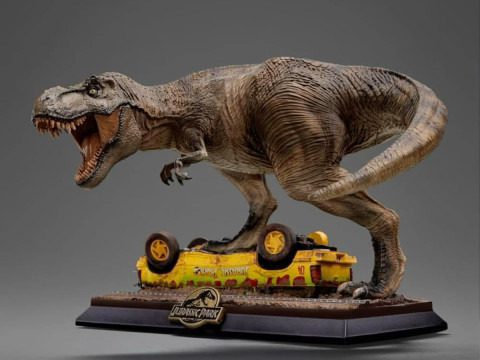 Bonecos 3d style manga anime tiranossauro jurasic park style caricato 3D Print Model